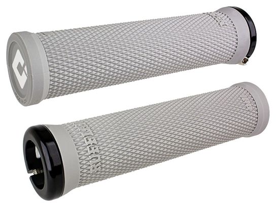 Paar Odi Ruffian V2.1 Grips 135 mm Grijs / Wit