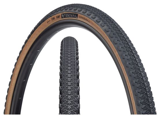 Teravail Cannonball 650b Kiesreifen Tubeless Ready Folding Light & Geschmeidige Tan Seitenwand