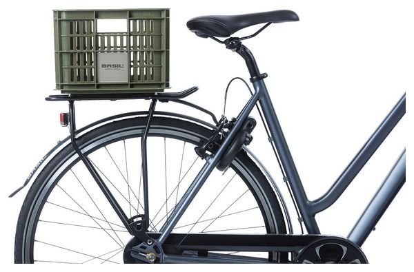 BASIL Panier À Vélo Crate Small 17.5 Litres 29 X 39 X 20 Cm - Moss Vert