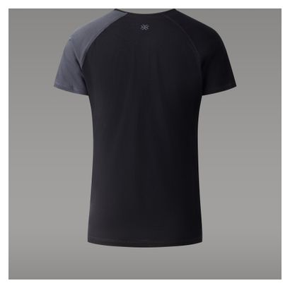 Maglia a maniche corte da donna AYAQ Biafo Merinos Nero