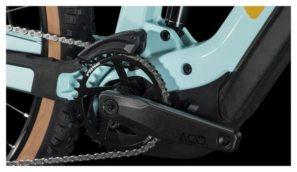 Cube Stereo Hybrid 140 HPC Race 750 Electric Volledig geveerde MTB Shimano Deore XT 12S 750 Wh 29'' Dazzle Blue 2024