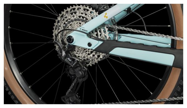 Cube Stereo Hybrid 140 HPC Race 750 Electric Volledig geveerde MTB Shimano Deore XT 12S 750 Wh 29'' Dazzle Blue 2024