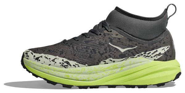 Hoka Speedgoat 6 Mid GTX Grijs/Groen Heren Trailschoenen