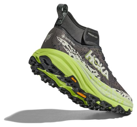 Hoka Speedgoat 6 Mid GTX Grijs/Groen Heren Trailschoenen