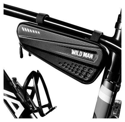 Borsa triangolare nera da telaio bici da 1,2 L WILD MAN