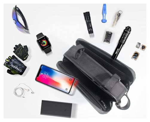 Borsa triangolare nera da telaio bici da 1,2 L WILD MAN