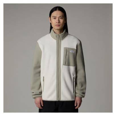 The North Face Yumiori Full Zip Fleece White/Gray