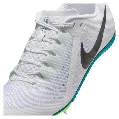 Zapatillas de atletismo Nike Zoom Rival blancas/verdes, hombre