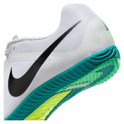 Zapatillas de atletismo Nike Zoom Rival blancas/verdes, hombre