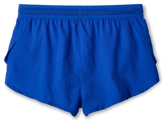 Pantalones cortos divididos Brooks Elite 2in Azul para mujer