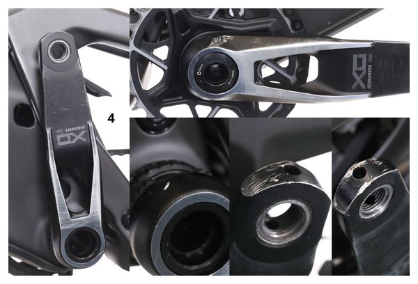 VTT Tout-Suspendu Santa Cruz Bronson 4.1 CC Sram X0 Eagle AXS 12V 29''/27.5'' (MX) Matte Dark Matter - Produit Reconditionné