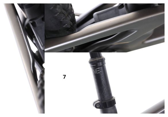 VTT Tout-Suspendu Santa Cruz Bronson 4.1 CC Sram X0 Eagle AXS 12V 29''/27.5'' (MX) Matte Dark Matter - Produit Reconditionné