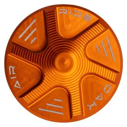 OAK Vorkkap Luchtkleppendeksel voor Fox/Rockshox vorken Oranje