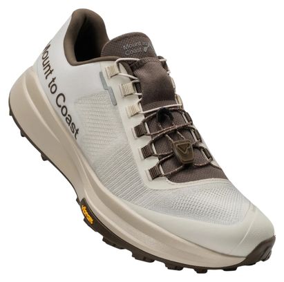 Mount To Coast T1 Beige Men's Trail Running Shoes