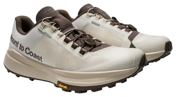 Mount To Coast T1 Beige Men's Trail Running Shoes