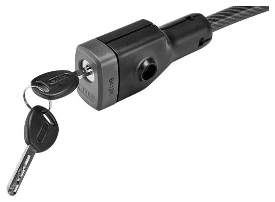 ABUS Verrouillage De Câble Racer 6412K/85 Noir