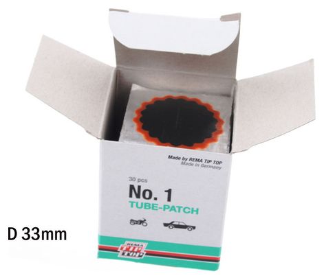 BTE 30 PIECES ROUGE N°1 33mm Tip Naar.