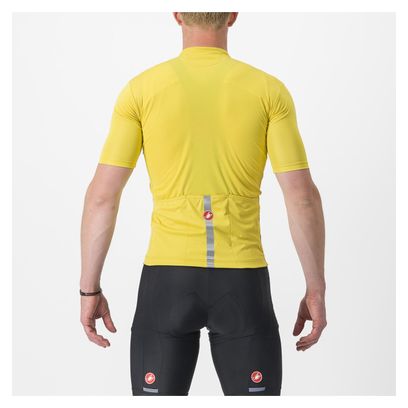Castelli Classifica Short Sleeve Jersey Yellow