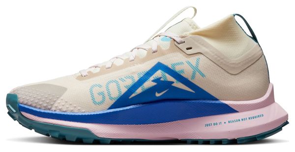 Nike React Pegasus Trail 4 GTX Women's Running Shoes Pink Beige