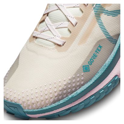 Chaussures de Trail Running Nike React Pegasus Trail 4 GTX Femme Beige Rose