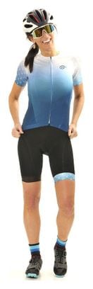 Maillot a vélo au manches courtes pour femmes blue 8andCounting