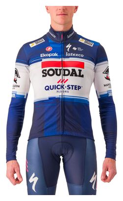 Castelli Thermal Soudal Quick Step 2023 Long Sleeve Jersey Blue/White
