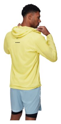 Giacca antivento Mammut Aenergy WB Hooded Giallo Uomo