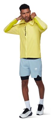 Giacca antivento Mammut Aenergy WB Hooded Giallo Uomo