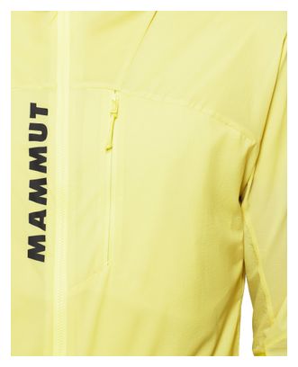 Giacca antivento Mammut Aenergy WB Hooded Giallo Uomo