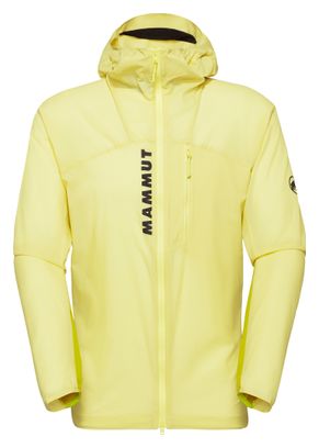 Giacca antivento Mammut Aenergy WB Hooded Giallo Uomo