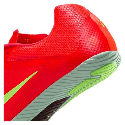 Chaussures d'Athlétisme Nike Zoom Rival Sprint Rouge/Vert Homme