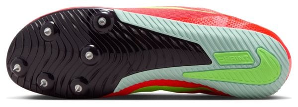 Chaussures d'Athlétisme Nike Zoom Rival Sprint Rouge/Vert Homme