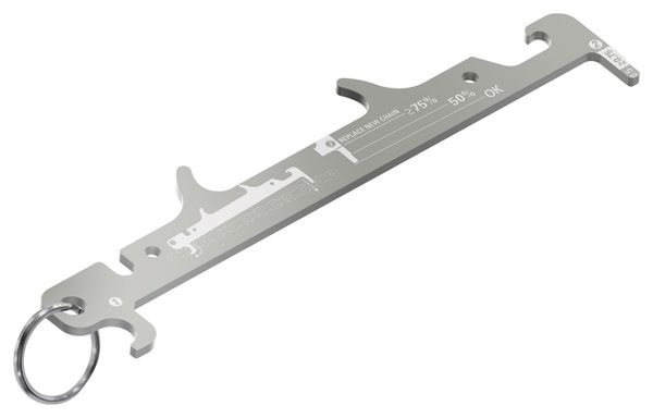 Lezyne Chain Gauge Silver