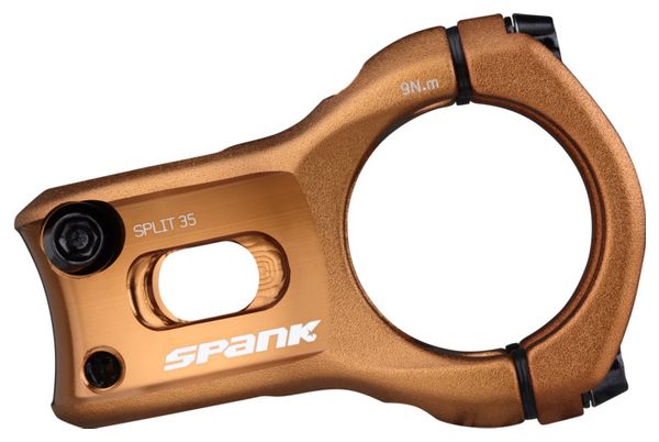 Potence Spank Split 35 mm 0° Bronze