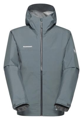 Wasserdichte Jacke Mammut Crater Light Hs Hooded Grau Mann