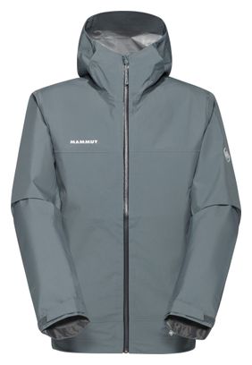 Mammut Crater Light Hs Giacca impermeabile con cappuccio Uomo Grigio
