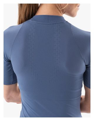 Maglia a maniche corte Compressport Trail Racing Postural Blue Donna