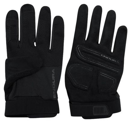 Lange Endura Loop Handschoenen Zwart