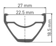 Ruota posteriore DT Swiss X1900 Spline 29 &#39;&#39; 22,5 mm | 12x142mm | Centerlock