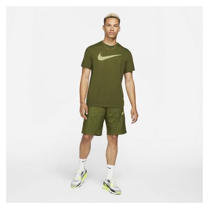 Kurzärmliges T-Shirt Nike Sportswear Swoosh Grün