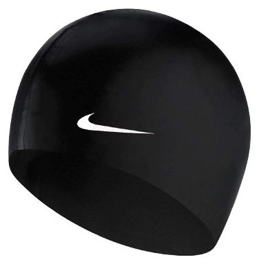 Bonnet de Bain Nike Swim Solid Silicone Training Noir