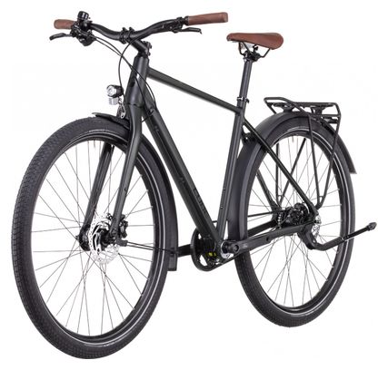Vélo de Voyage Cube Travel Pro Shimano Nexus 8V Courroie 700 mm Noir Vert 2022