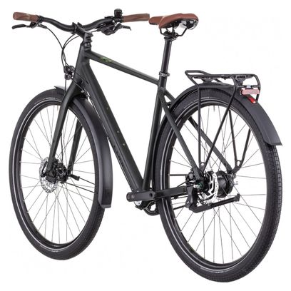 Vélo de Voyage Cube Travel Pro Shimano Nexus 8V Courroie 700 mm Noir Vert 2022