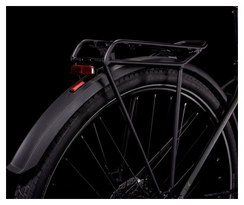 Vélo de Voyage Cube Travel Pro Shimano Nexus 8V Courroie 700 mm Noir Vert 2022