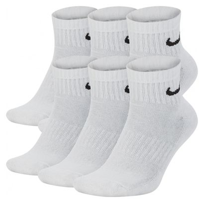 Chaussettes (Pack de 6) Nike Everyday Cushioned Blanc Unisex