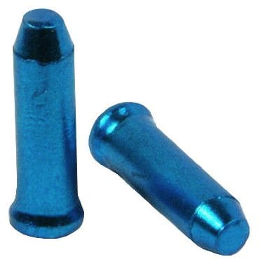 Embouts de Câbles de Dérailleur en Alu Elvedes 2.3 mm Bleu (10pcs)