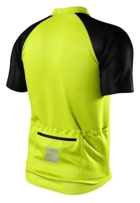 Maillot Manches Courtes Shot Unlimited Zip Jaune