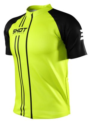 Shot Unlimited Zip short sleeve jersey Yellow