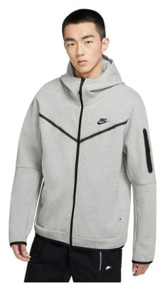 Nike Sportswear Tech Fleece Kapuzenpullover Grau