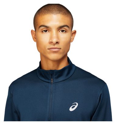 Asics Core Winter Blue Homme 1/2 Zip Thermal Top